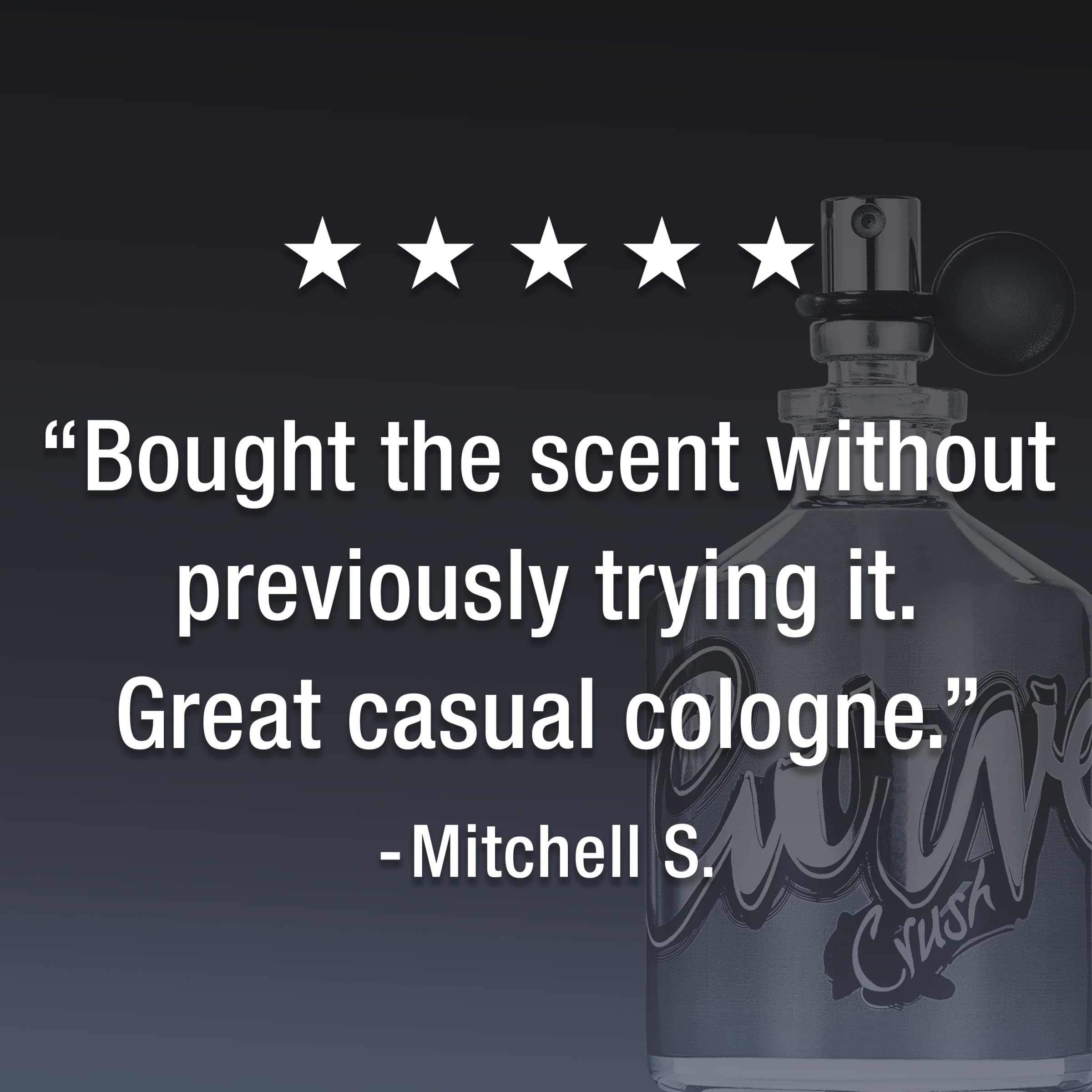 Premium imported Liz Claiborne casual day or night fragrance for men on a clean background