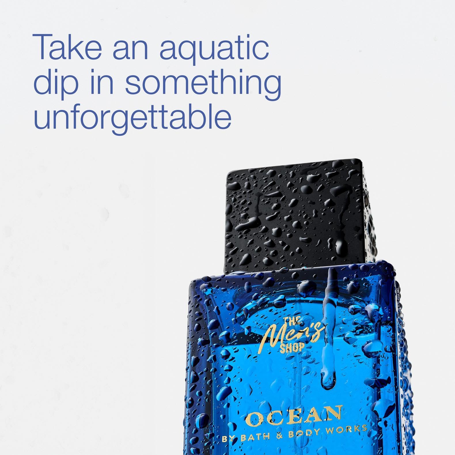 Bath and Body Works Ocean fragrance 3.4 fluid ounces packaging