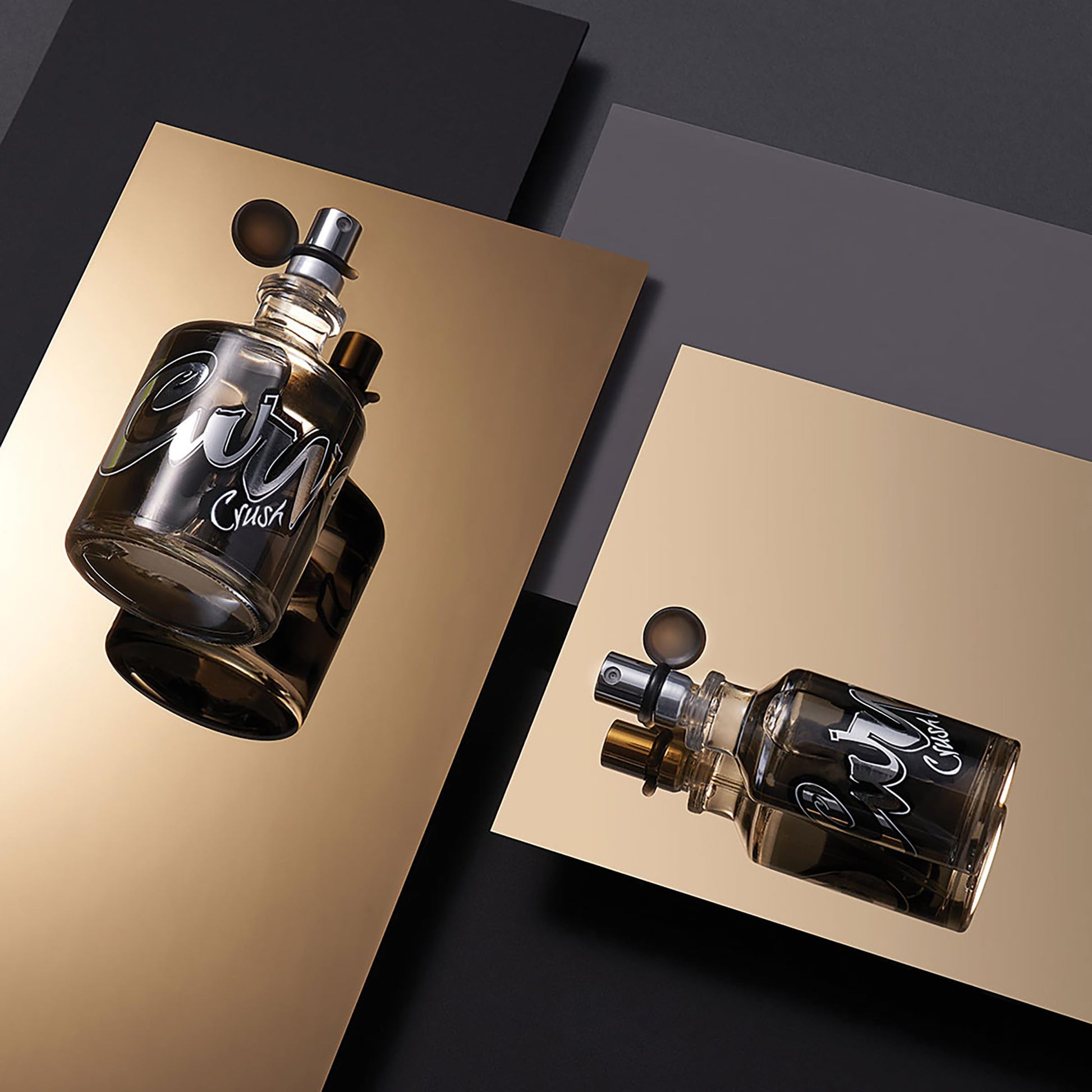 Curve Crush cologne spray display highlighting the protective metal tin casing