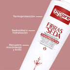 BYS Pro silk amino acid hair protectant back label with directions for use