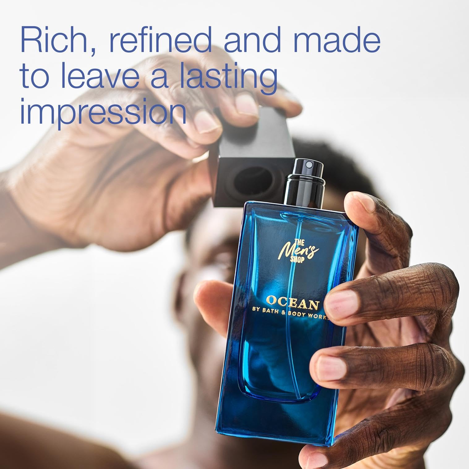 Bath and Body Works Ocean men's collection blue box