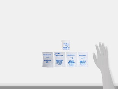 Top angle view of the wave making texturizer kit box container.
