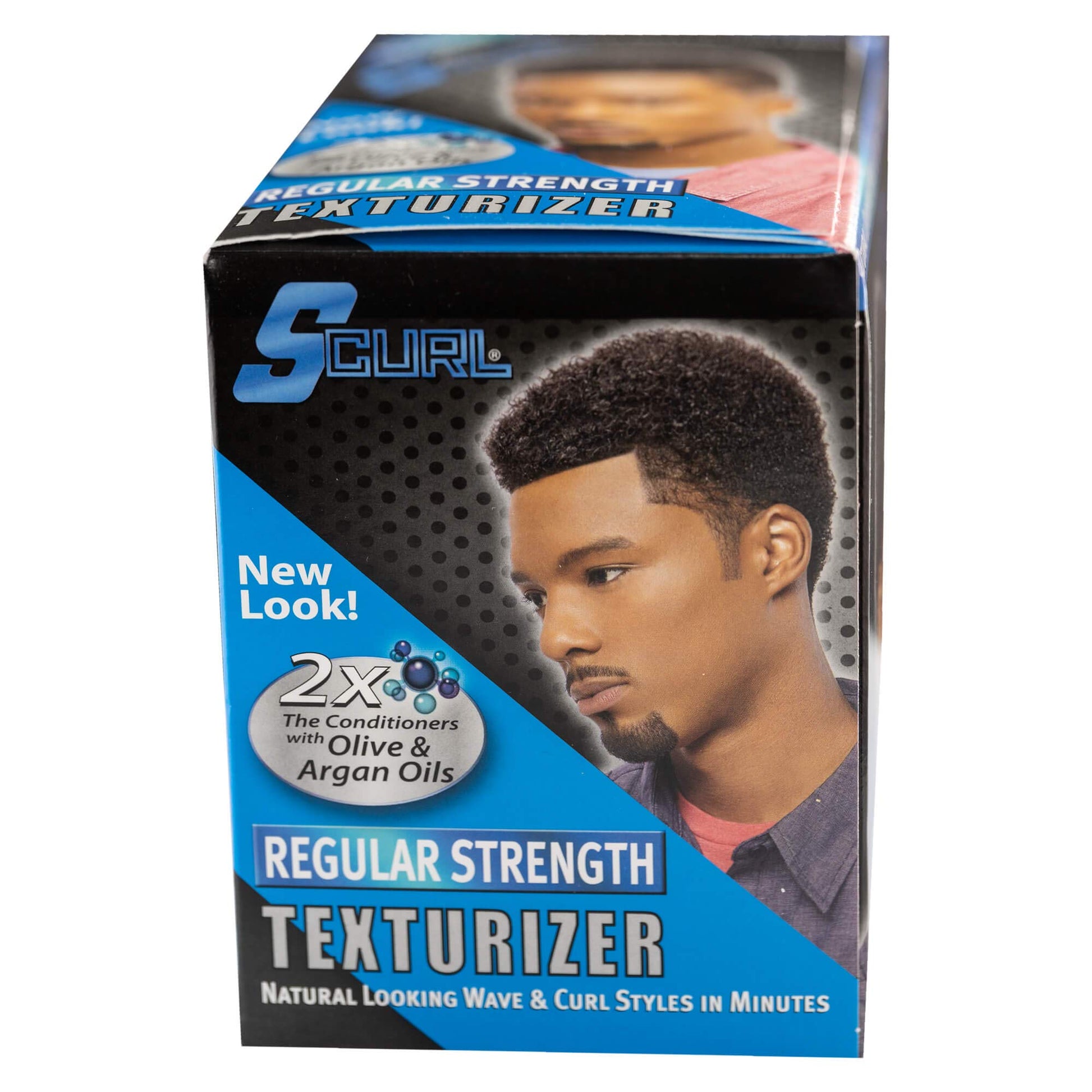 Luster's texturizer cream for men side packaging showing instructions and ingredients