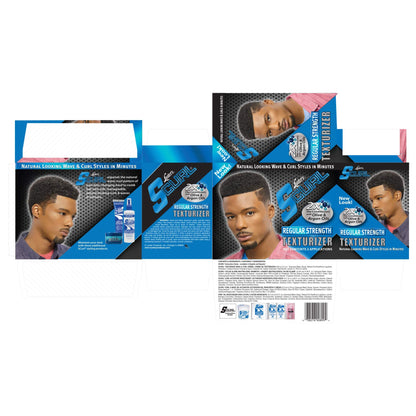 Luster's SCurl Regular Strength Texturizer complete kit for styling natural short curls