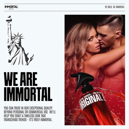 Immortal NYC Reserve 01 bottle with aftershave texture spray mist