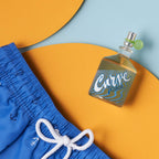 Refreshing aromatic aquatic Liz Claiborne Curve Wave cologne spray for men profile perspective