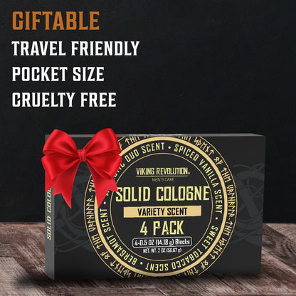 Viking Revolution Bergamot solid cologne travel size