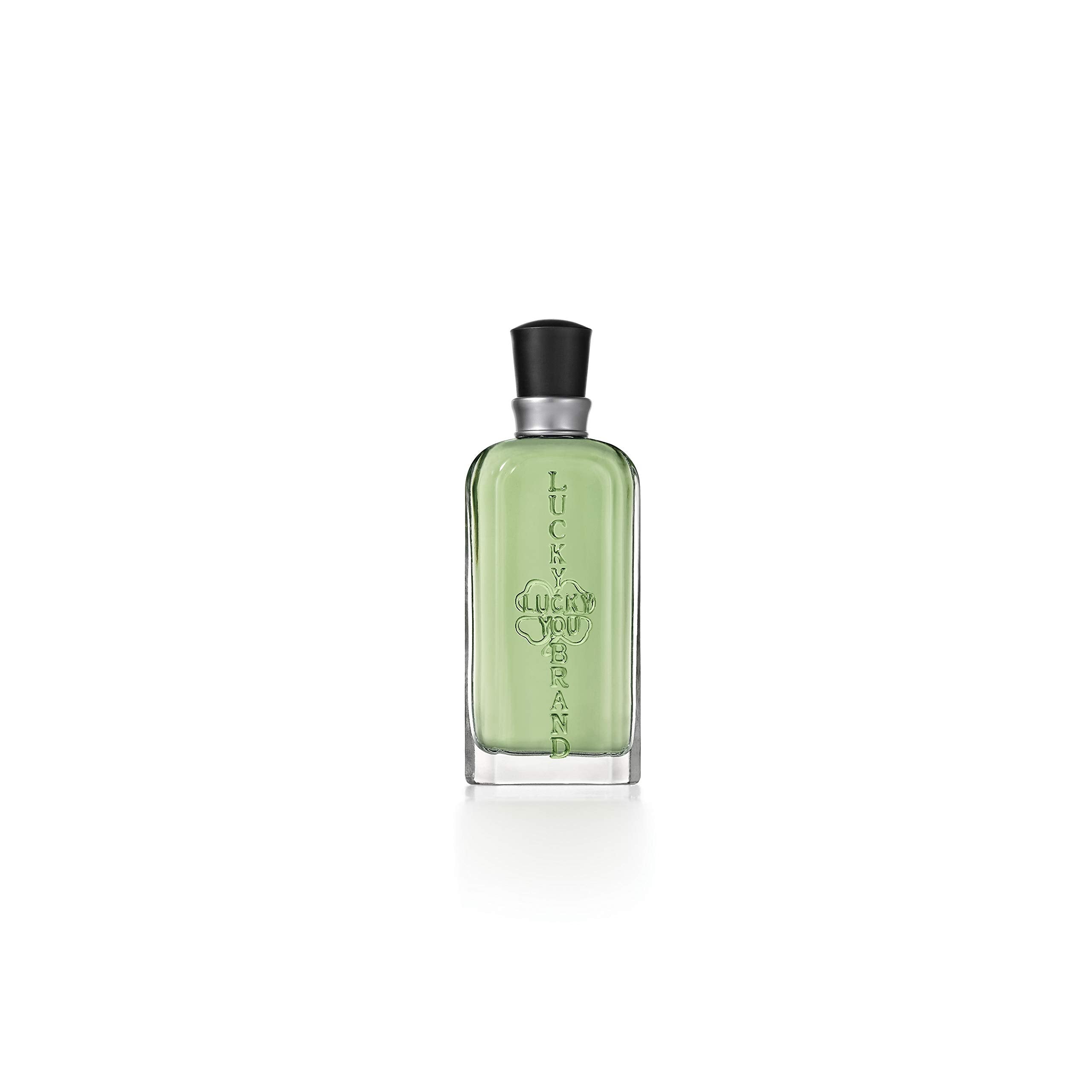 Lucky Brand Lucky You men's cologne bottle showcasing the casual fragrance design.