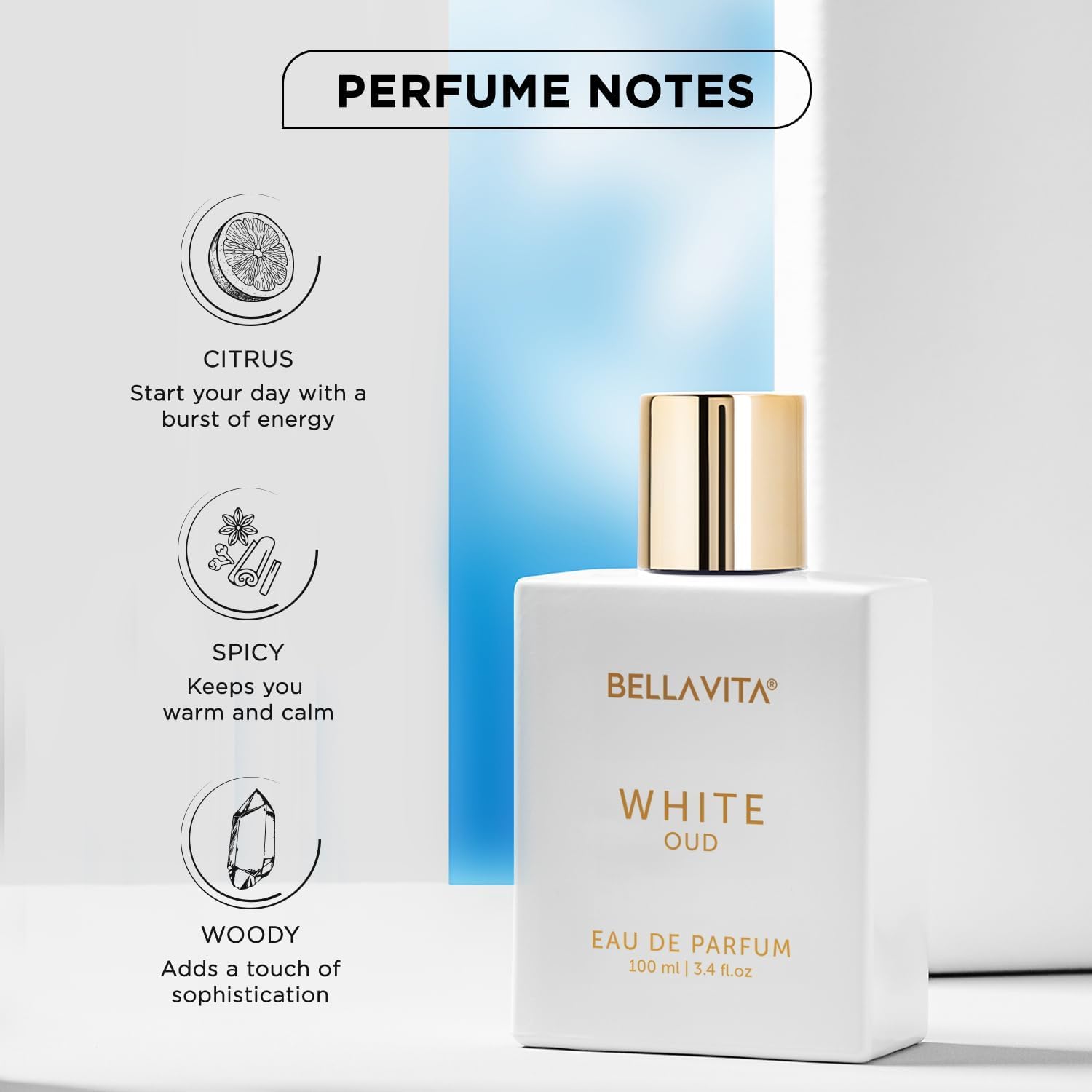 Authentic Bella Vita Luxury perfume bottle design