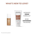 Back label of Goldwell Roughman texture paste displaying official ingredients list