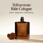 Yellowstone Ride men's cologne packaging box side view