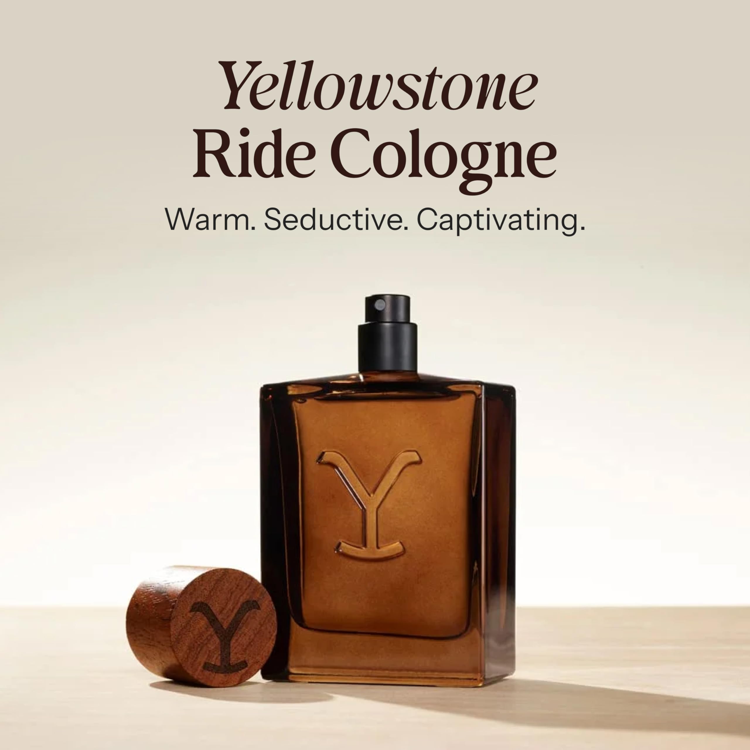 Yellowstone Ride men's cologne packaging box side view