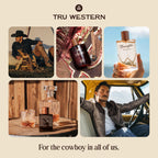 Yellowstone Ride handcrafted fragrance bottle in natural lighting