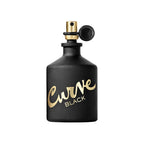 Curve Black fragrance bottle showing the sleek masculine design