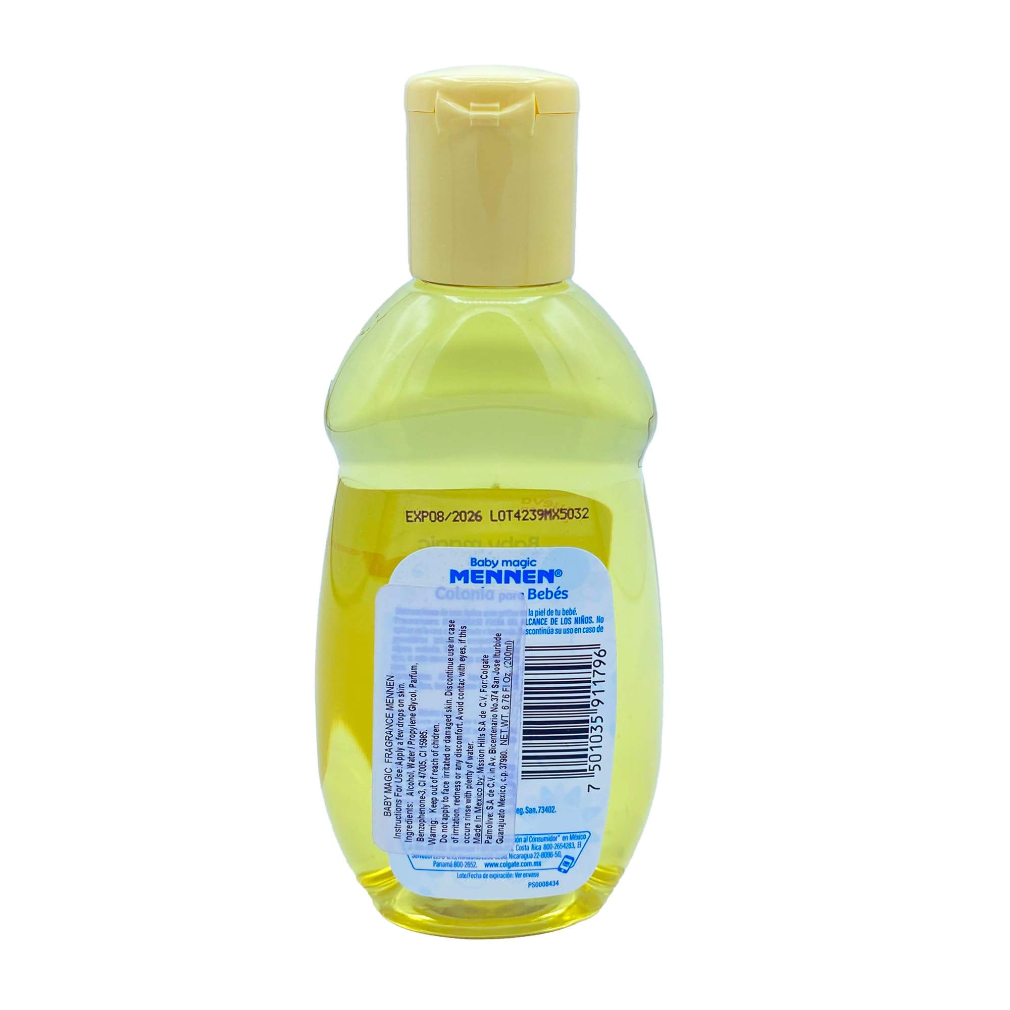Bottle of Mennen Baby Magic cologne for babies