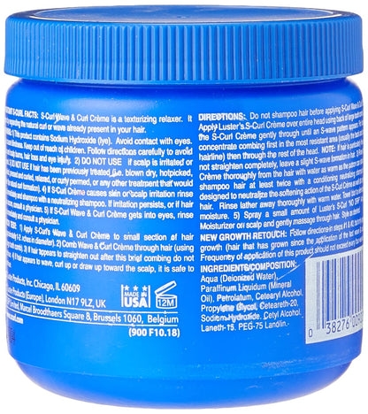 S Curl texturizing cream for men natural hair styling product