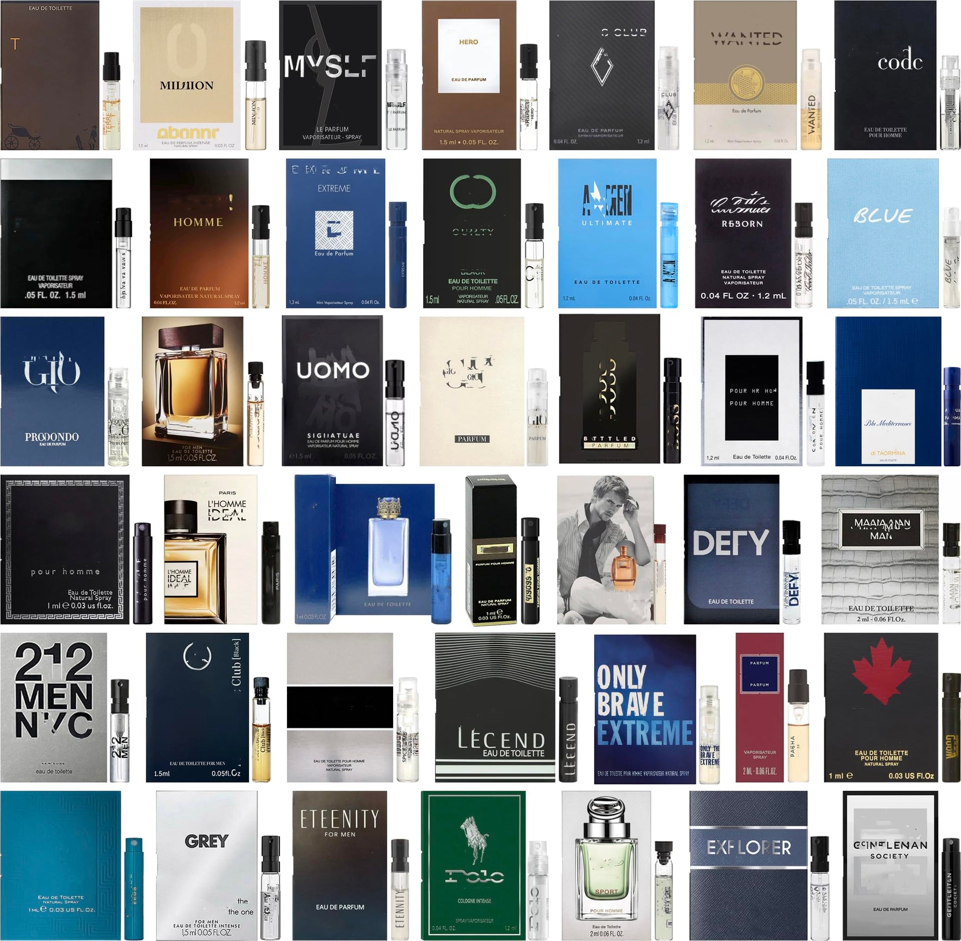 Jrobeauty luxury designer cologne samples for travel size