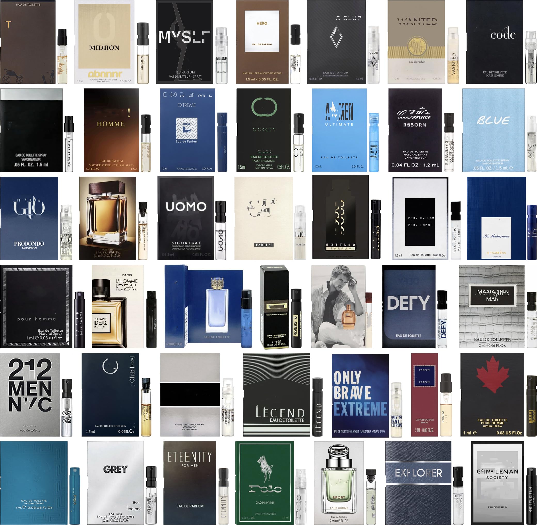 Jrobeauty luxury designer cologne samples for travel size