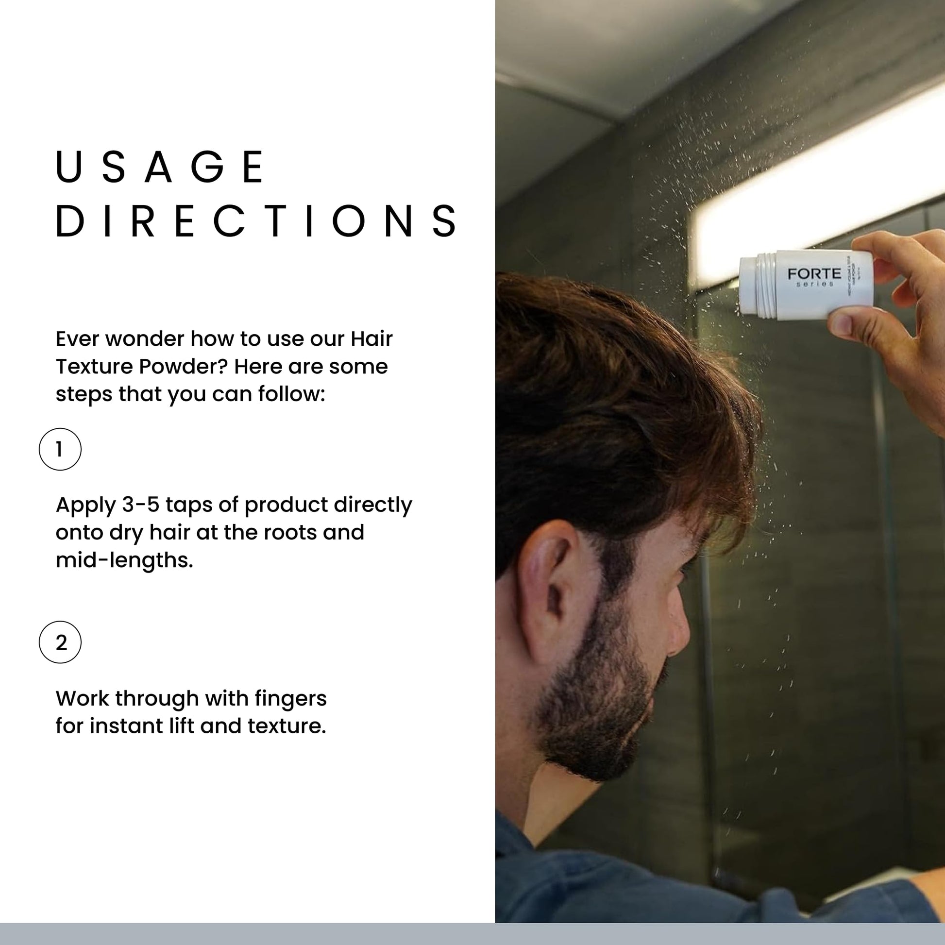 Forte Series Premium Men Styling Powder seal verification