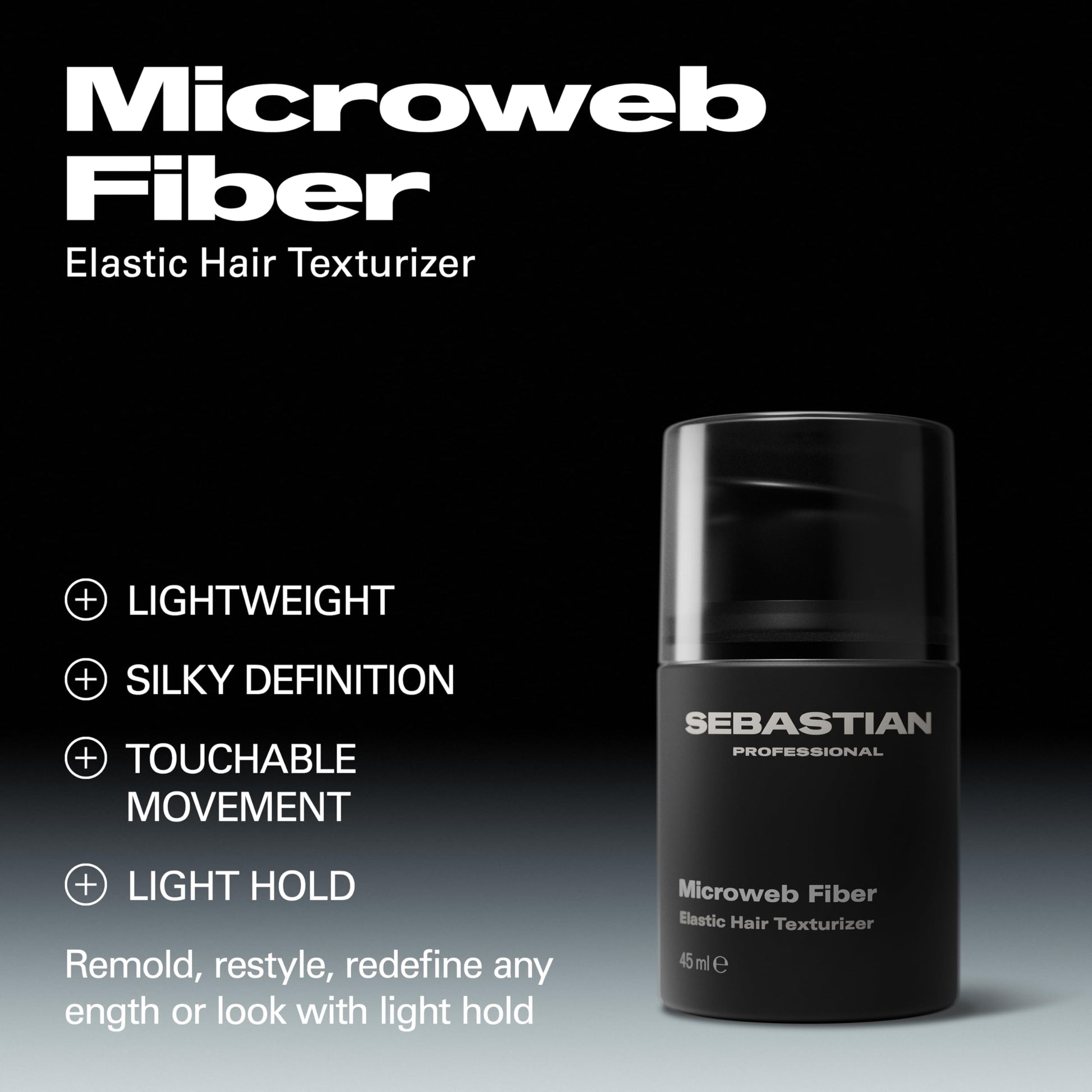 Sebastian Professional styling texturizer open jar displaying the micro-fiber styling cream texture