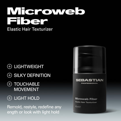 Sebastian Professional styling texturizer open jar displaying the micro-fiber styling cream texture