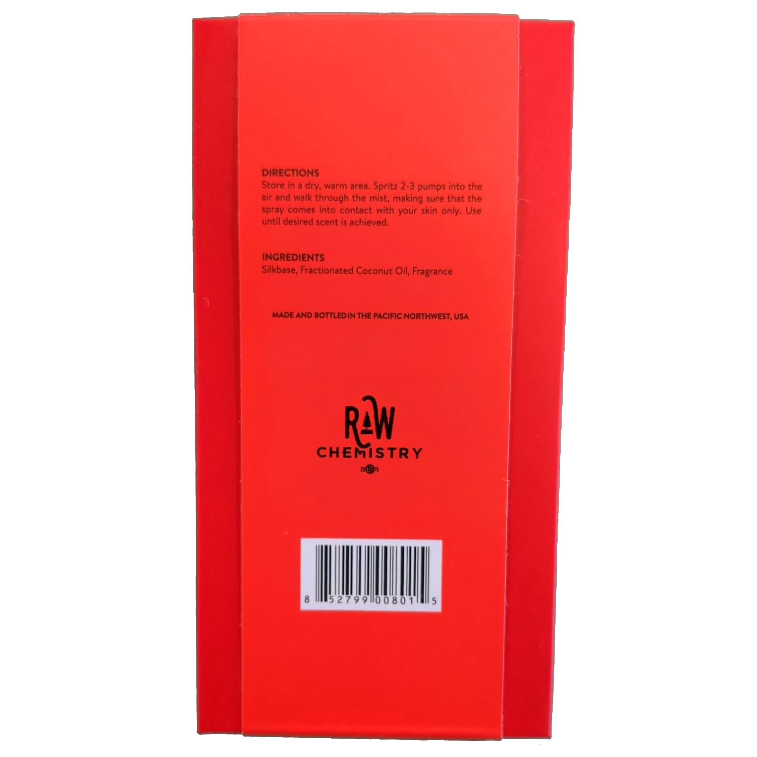 Authentic RawChemistry extra strength cologne for men packaging