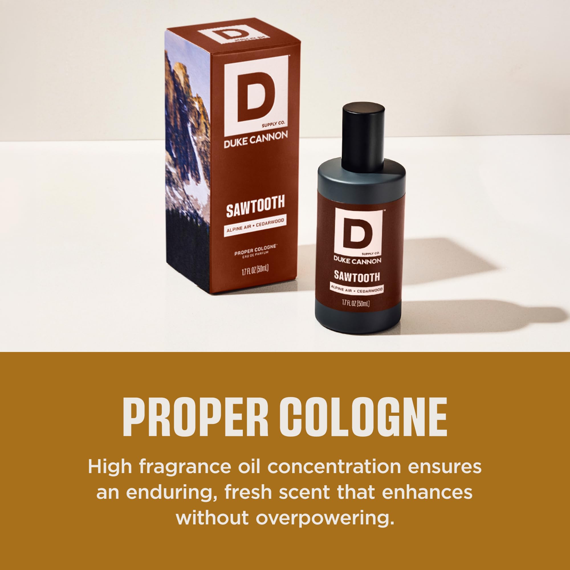 Duke Cannon men fragrance 1.7 fluid ounce bottle