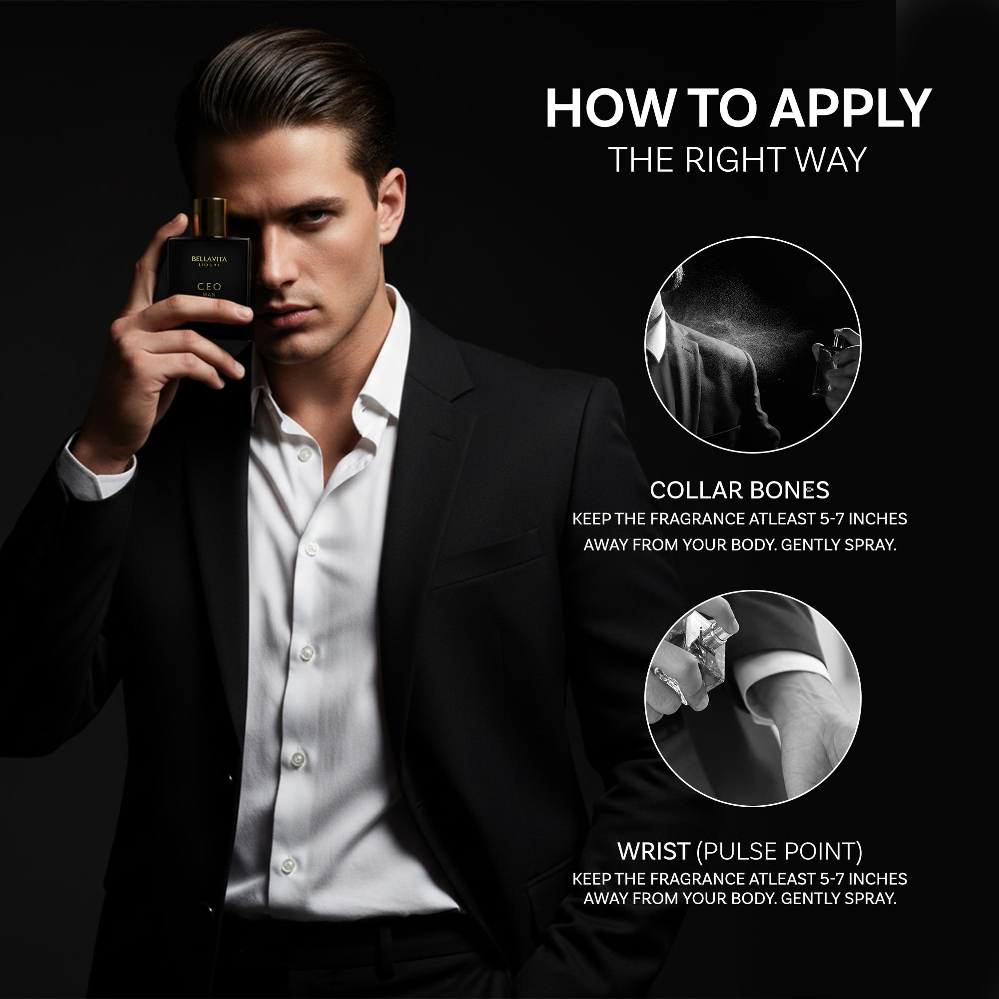 Authentic Bella Vita Luxury CEO Man perfume box