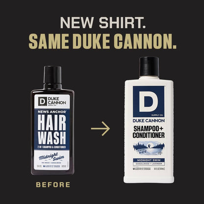 Two pack Duke Cannon hair care set for men
