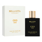 Bella Vita Luxury CEO Man 3.38 fluid ounce bottle display