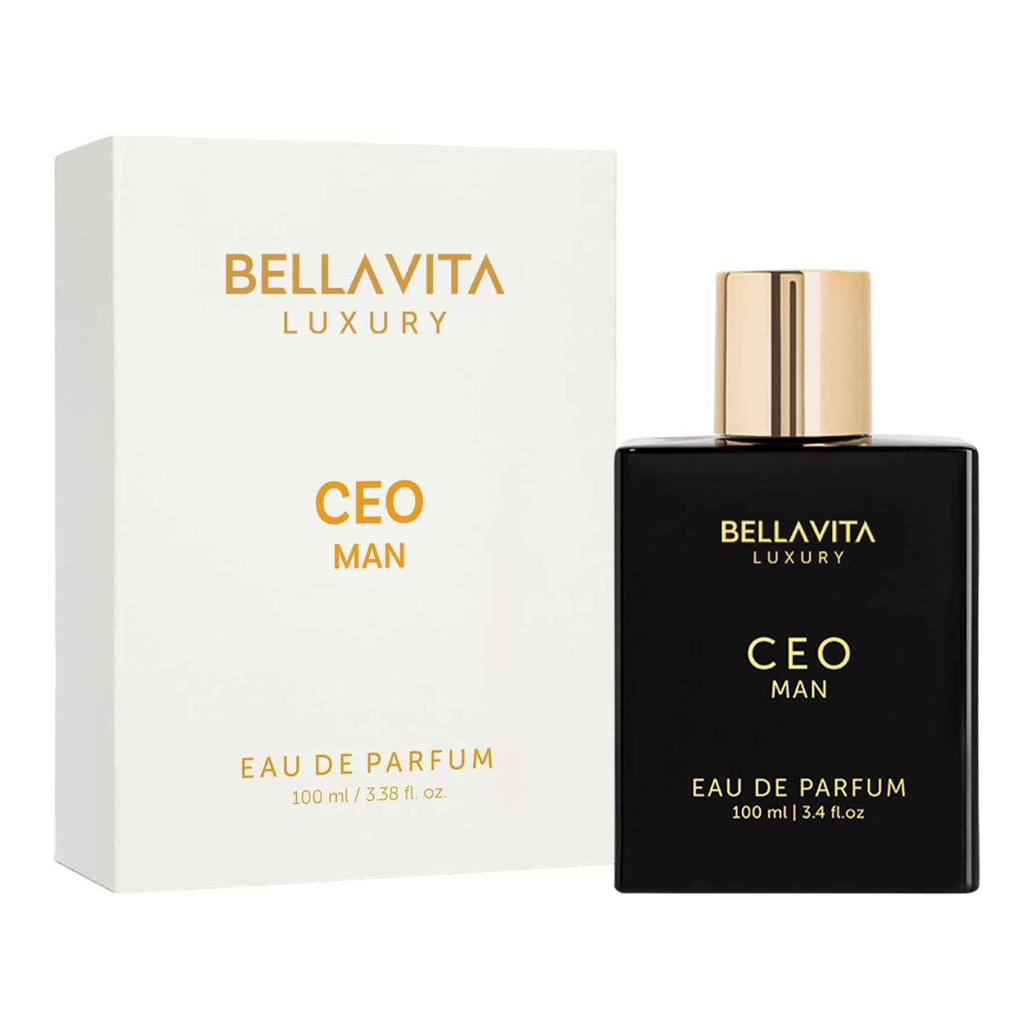 Bella Vita Luxury CEO Man 3.38 fluid ounce bottle display