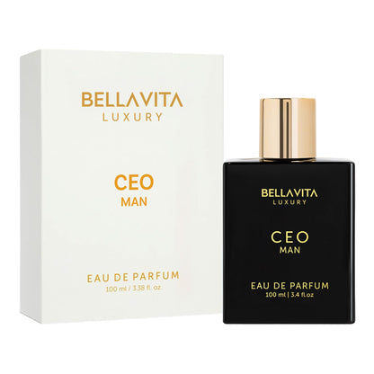 Bella Vita Luxury CEO Man 3.38 fluid ounce bottle display