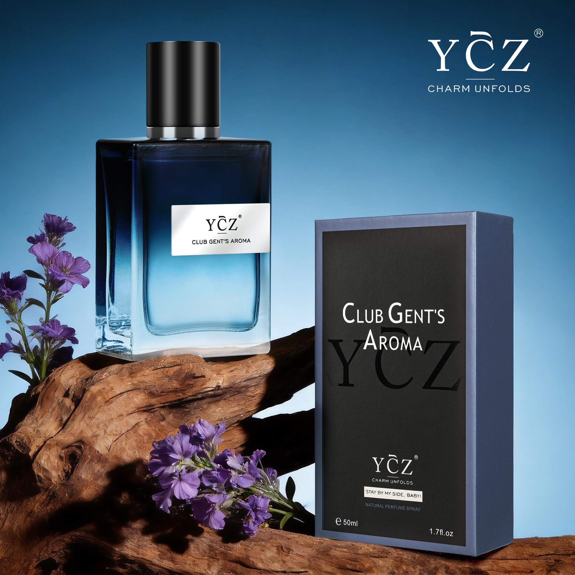 Ycz Club perfume bottle side profile for men