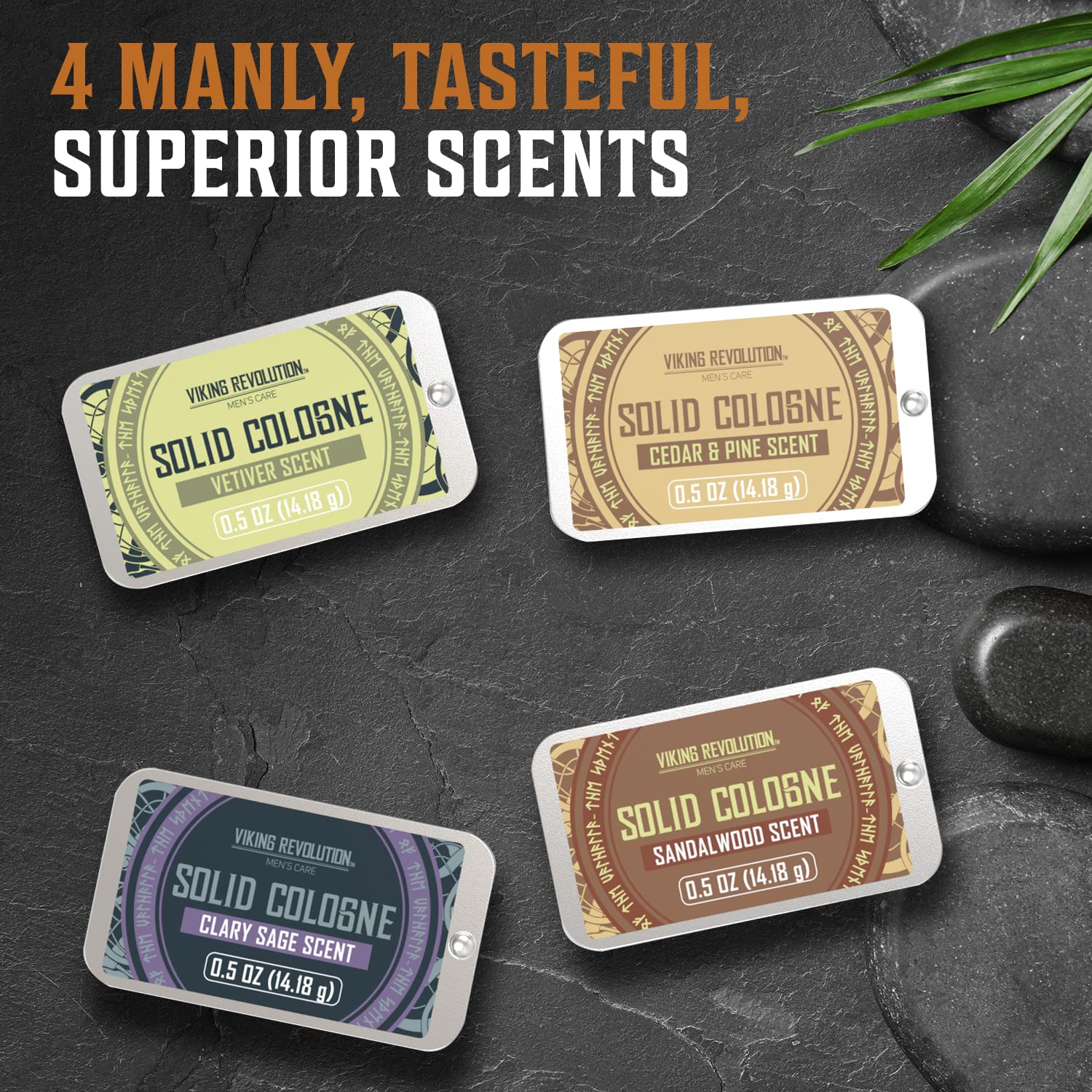 Viking Revolution solid cologne balm texture and application