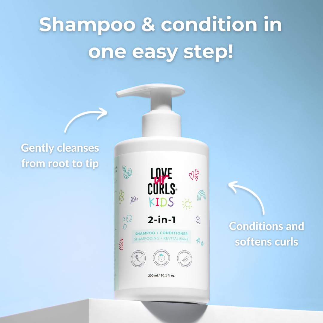 Love Ur Curls Kids fragrance-free hair care for curly hair