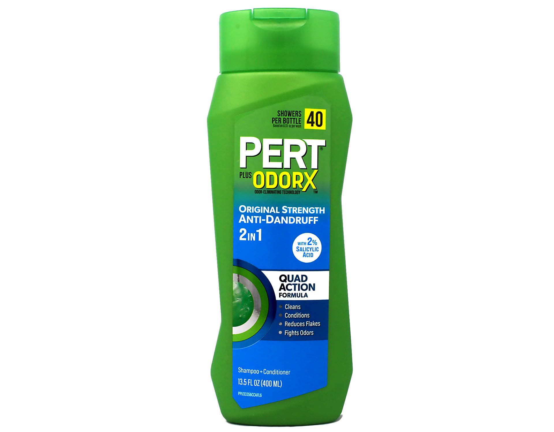 Six bottles of authentic Pert two in one hair care solution displayed together