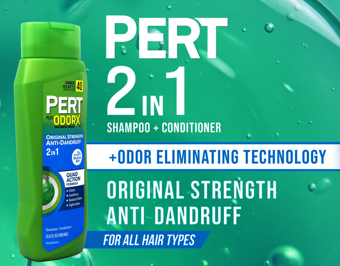 Close up of the imported Pert 13.5 fluid ounce bottle cap and design