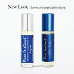 Unisex Pure Instinct original essential oil cologne rollerball close up view