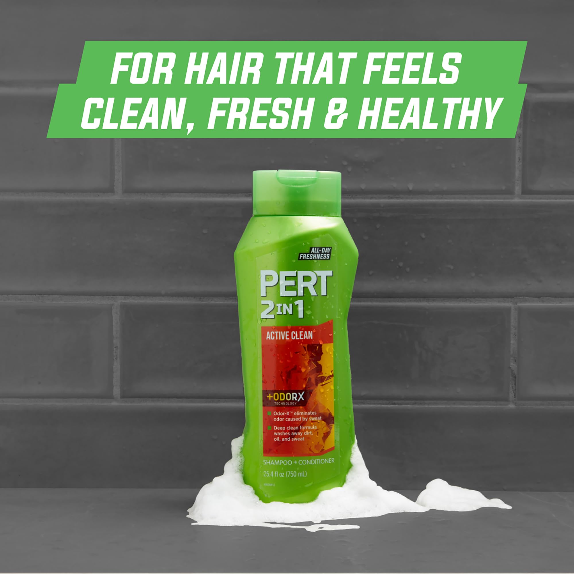 Pert 2in1 Active Clean hair care 25.4 fluid ounces bottle