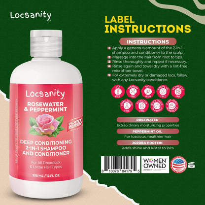 Professional hair care product for locs and natural hair