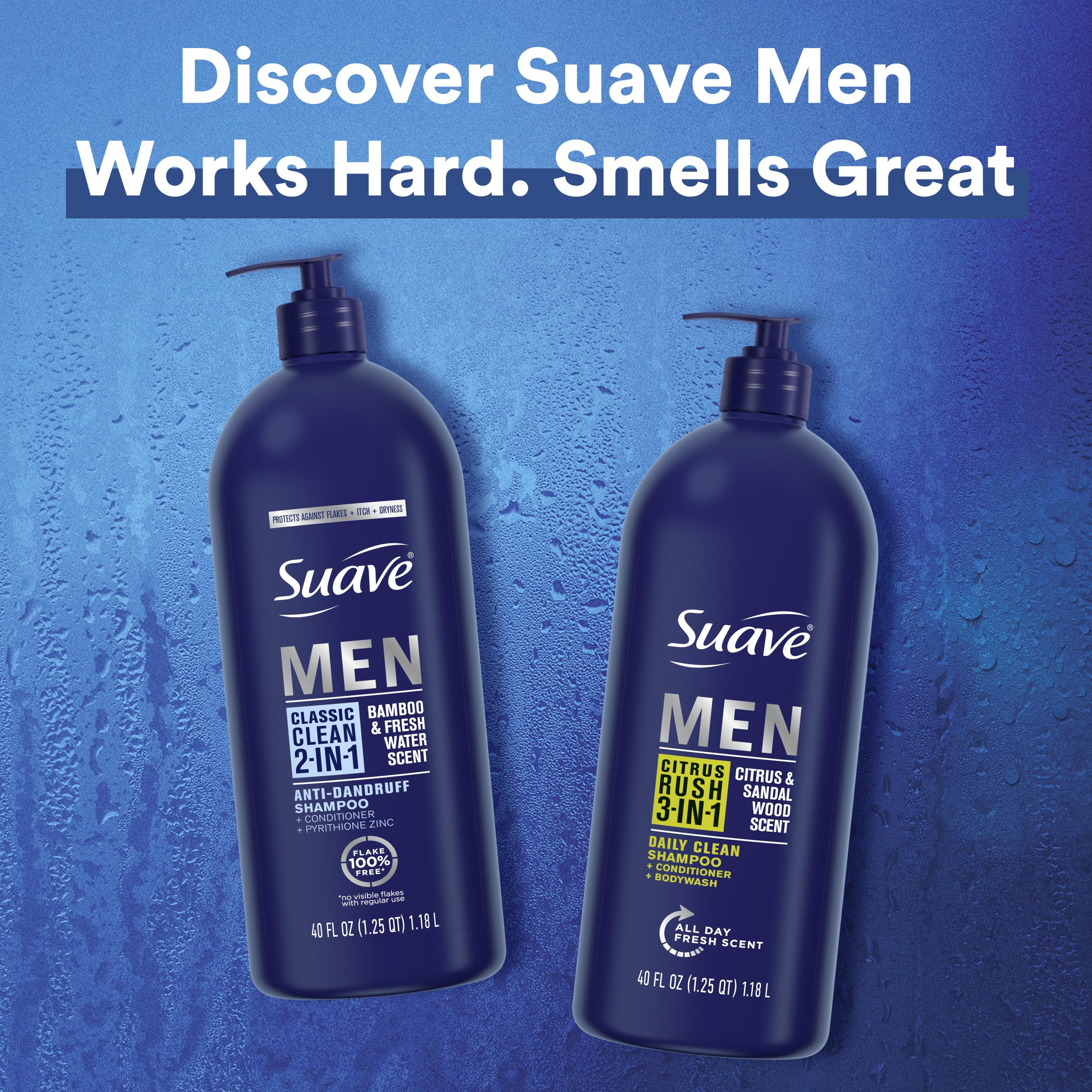 Suave Men anti-dandruff hair care product set of 3