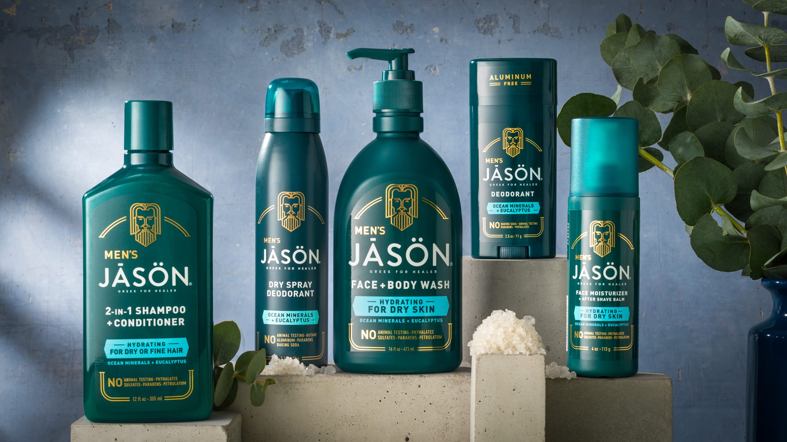 Jason Men's shampoo bottle cap and nozzle