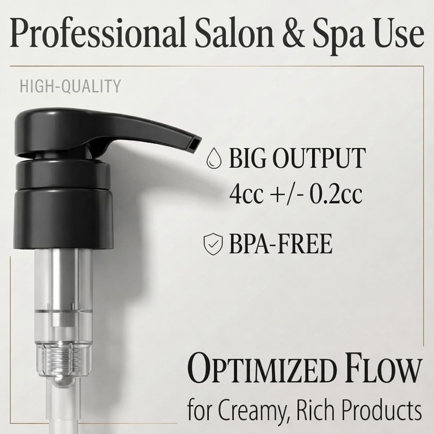 Two pack black liquid dispenser pumps showing twenty-eight millimeter neck