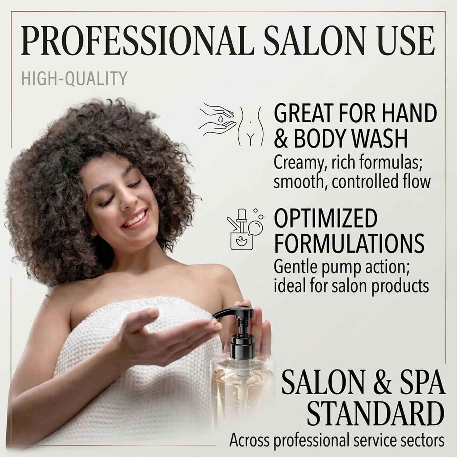 Bar5F heavy duty lotion and conditioner pump with adjustable tube