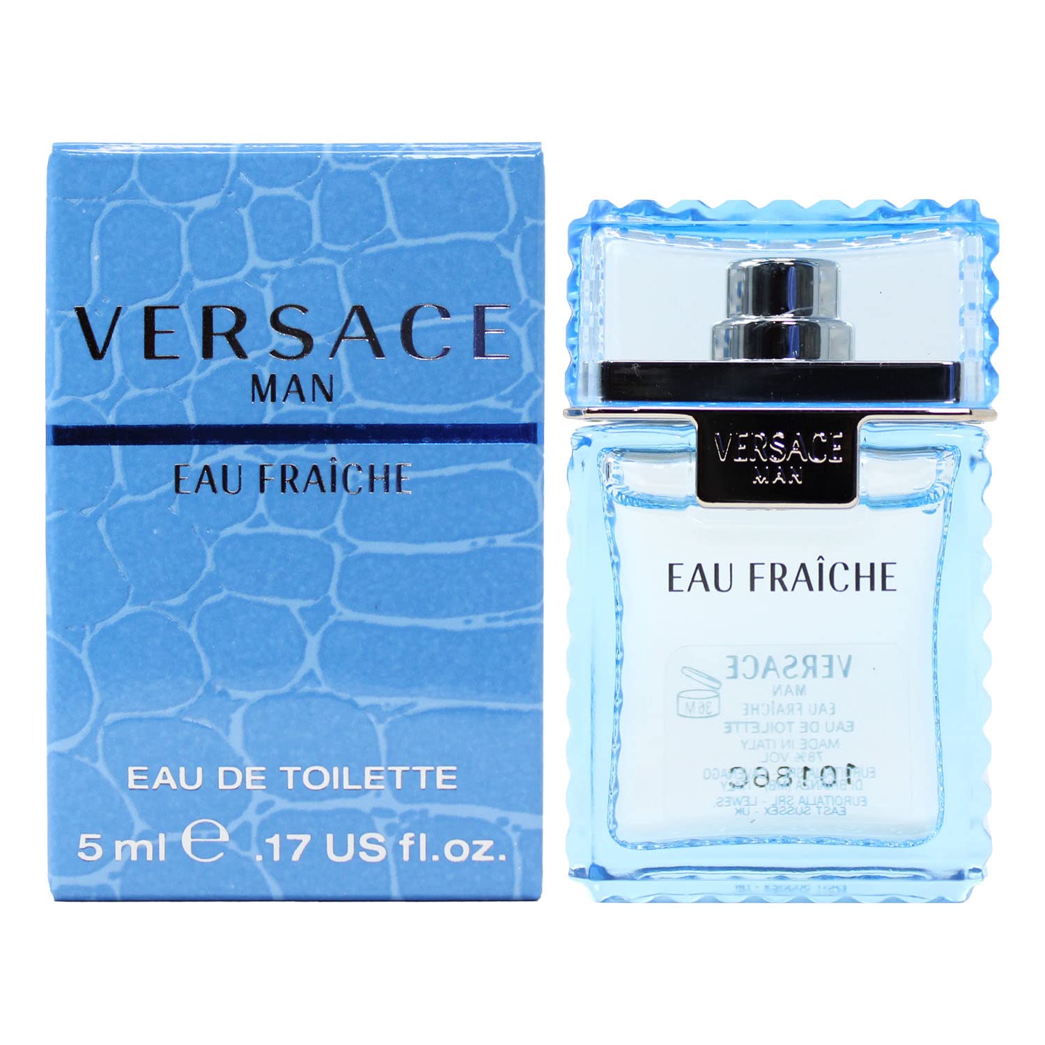 Authentic imported Versace Man Eau Fraiche five milliliter mini cologne for men