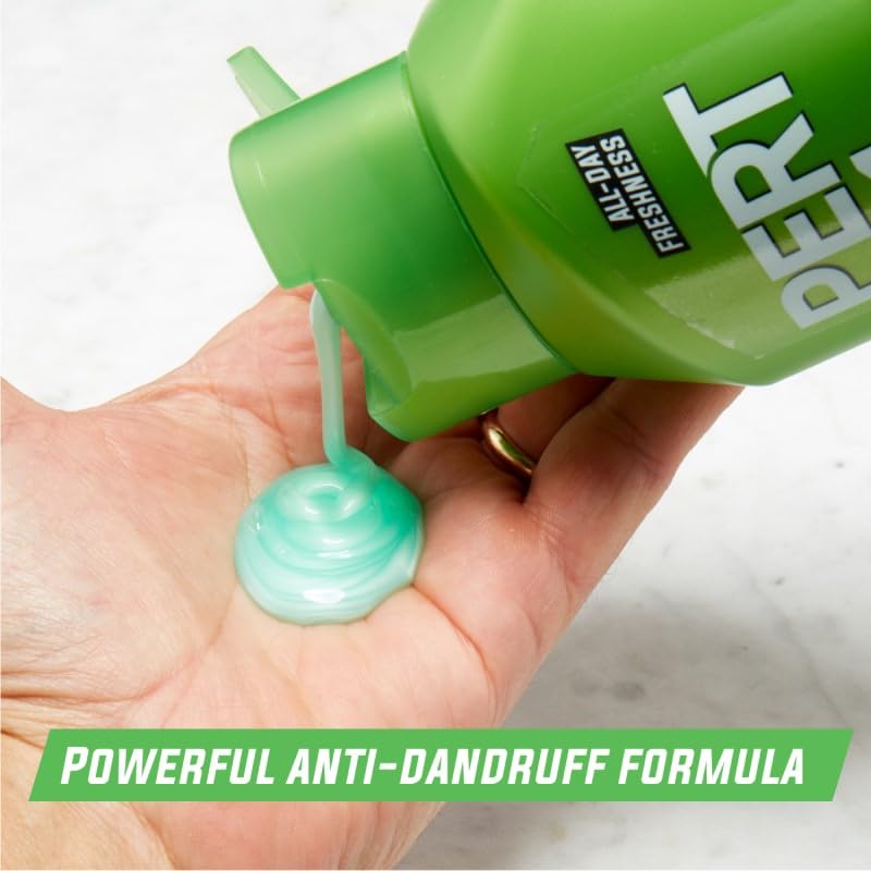 Pert Advanced Anti-Dandruff Relief 2-in-1 bottle showcasing the green packaging
