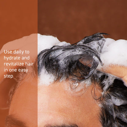 Texture of Cremo 2-in-1 shampoo and conditioner lather