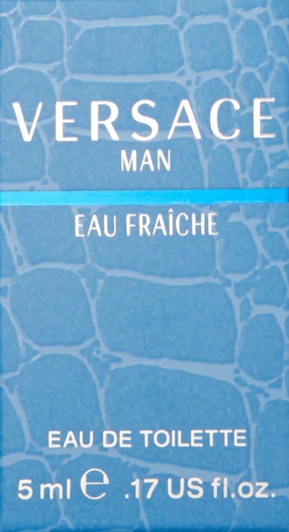 Versace luxury aquatic men perfume splash bottle