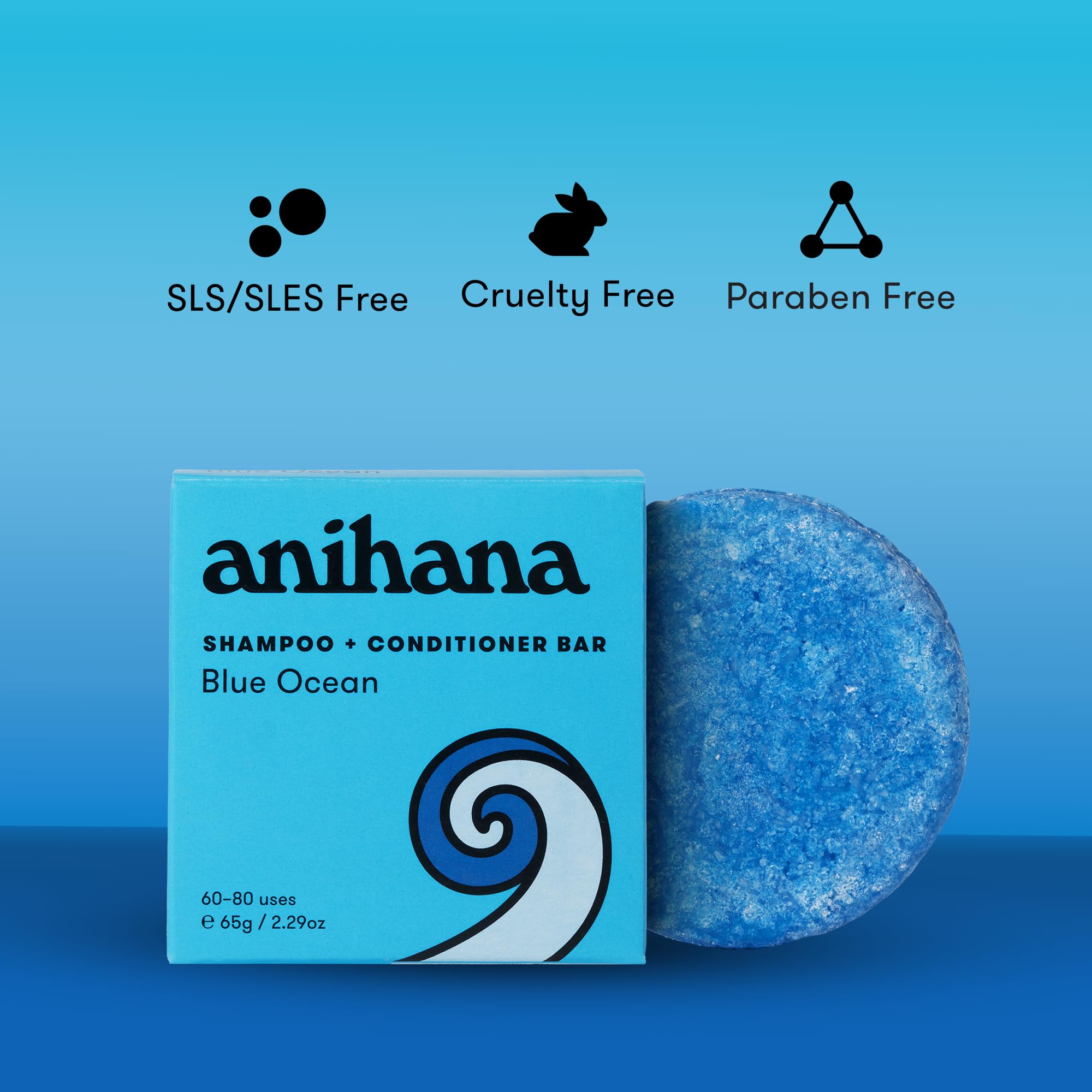 Anihana solid shampoo and conditioner bar texture
