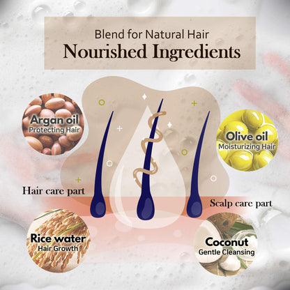 Mimosu shampoo bar for oily hair application